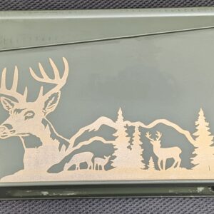 Deer Scene Metal Ammo Box